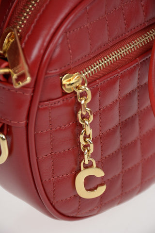 Quilted Leather Mini Camera Bag