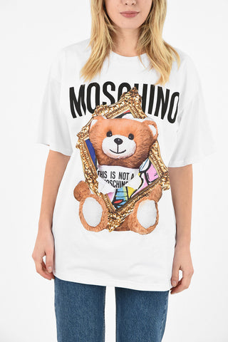 COUTURE! Maxi Printed Oversized Crew-Neck T-shirt