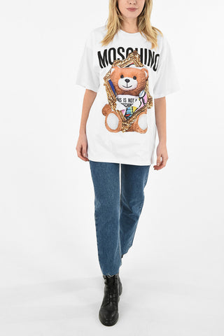 COUTURE! Maxi Printed Oversized Crew-Neck T-shirt