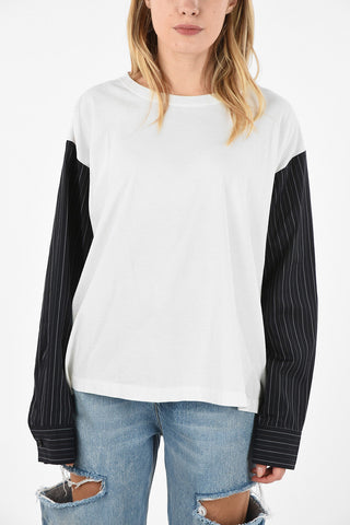 MM6 Stripe Sleeve T-shirt