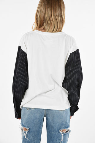 MM6 Stripe Sleeve T-shirt