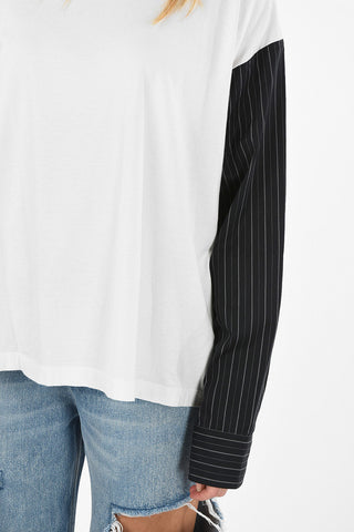 MM6 Stripe Sleeve T-shirt