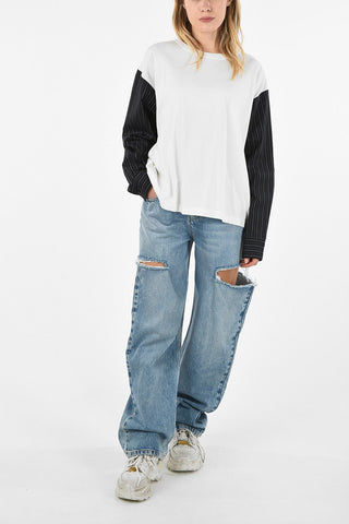 MM6 Stripe Sleeve T-shirt