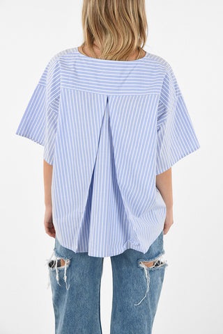 MM6 Awning Striped Blouse