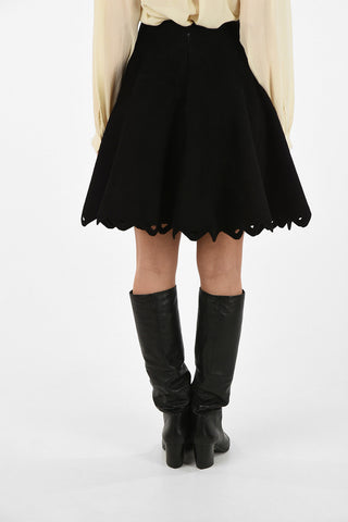 Scallop circle skirt
