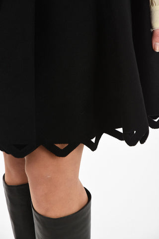 Scallop circle skirt