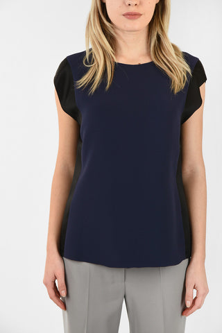 GIORGIO ARMANI silk back-zip fastening blouse