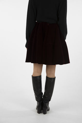velvet circle skirt