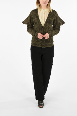 WORLDS END printed WITCHES cardigan