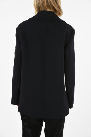 peacoat con maniche Ricamate