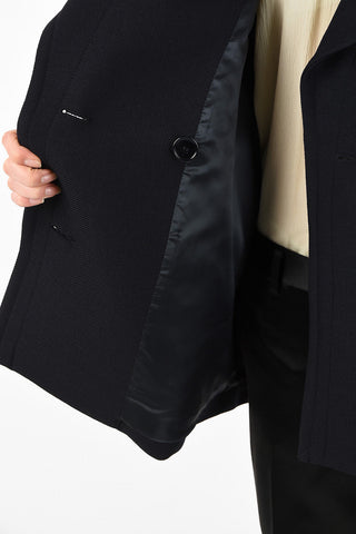 peacoat con maniche Ricamate