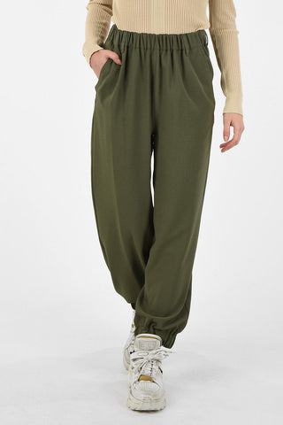 MM6 Drawstring Waist Tapered Pants