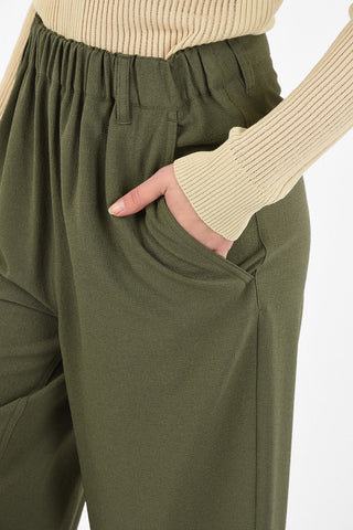 MM6 Drawstring Waist Tapered Pants