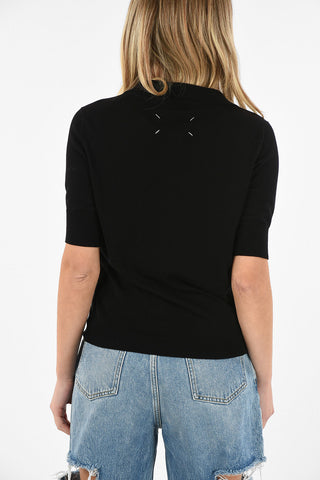 MM4 V-neck Short Sleeve Sweater