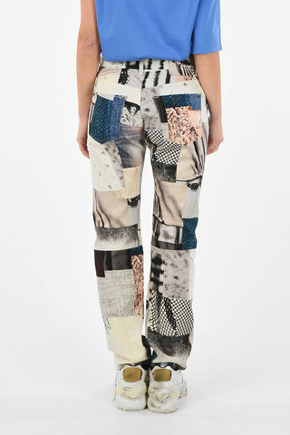 MM6 Patchwork Regular Fit Jeans