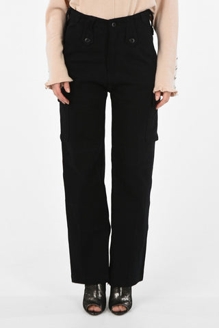 High Waist Cargo Jeans