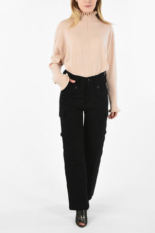 High Waist Cargo Jeans