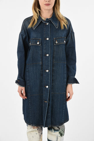 MM6 Flared Denim Jacket