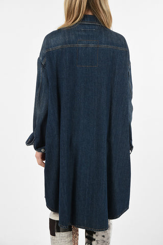 MM6 Flared Denim Jacket