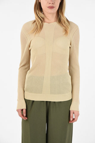 MM4 v-shape backline Ribbed Sweater