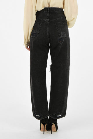 Baggy distressed jeans