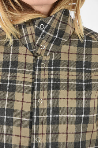 WORLDS END Snap Button CONQUISTADOR plaid Waistcoat