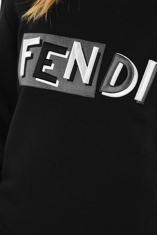 crew-neck Sweatshirt with Logo Embroidery