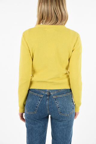 crew-neck sweater with Sequin Embroidery