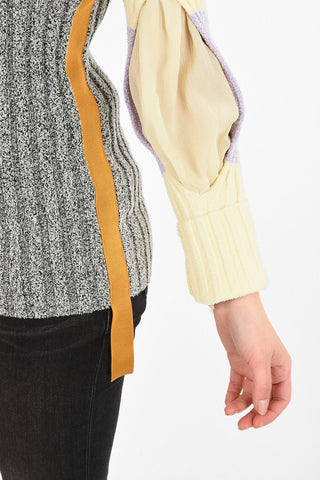 1952 2 turtle neck ribbed sweater