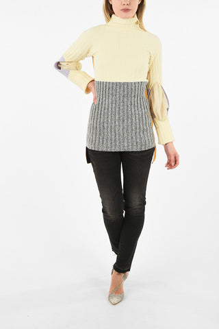 1952 2 turtle neck ribbed sweater