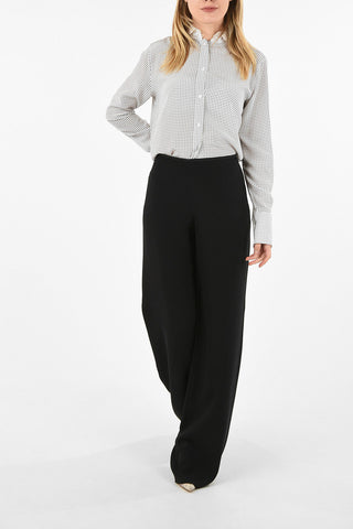 GIORGIO ARMANI side-zip fastening palazzo  pants