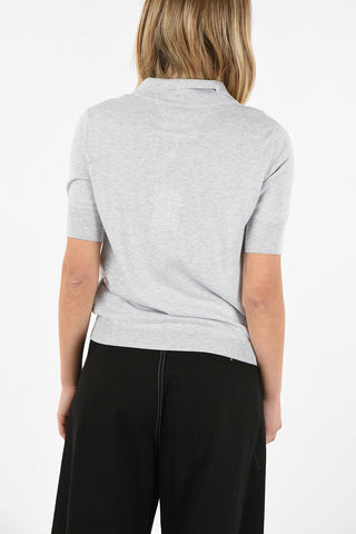 MM4 V-Neck Short Sleeve Sweater