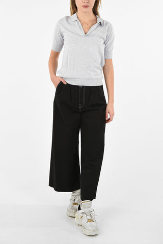 MM4 V-Neck Short Sleeve Sweater