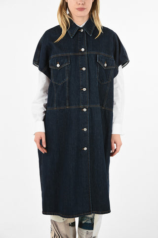 MM6 three-quarter length denim jacket