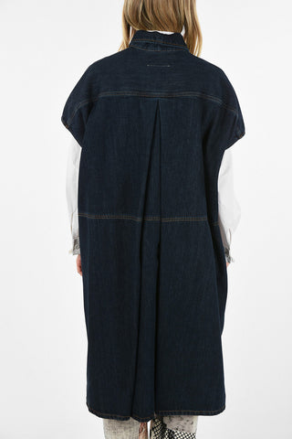 MM6 three-quarter length denim jacket