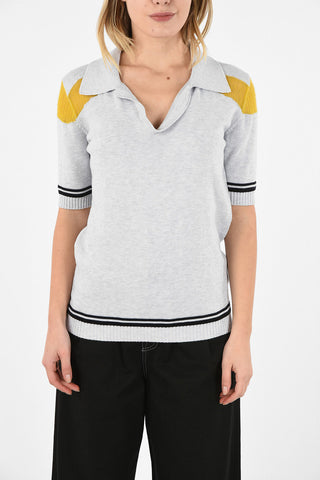 MM1 V-Neck Short Sleeve Sweater