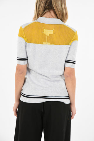 MM1 V-Neck Short Sleeve Sweater
