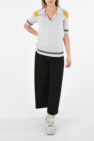 MM1 V-Neck Short Sleeve Sweater