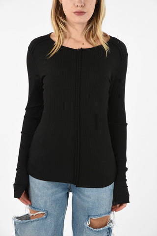 MM6 Slim Fit Ribbed Sweater