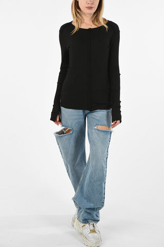 MM6 Slim Fit Ribbed Sweater
