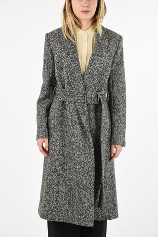 Twill Coat with Belt
