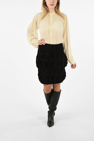 Pleated Mini Skirt
