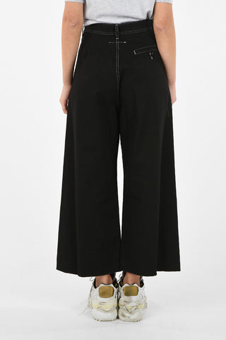 MM6 High-Rise Waist Palazzo Pants