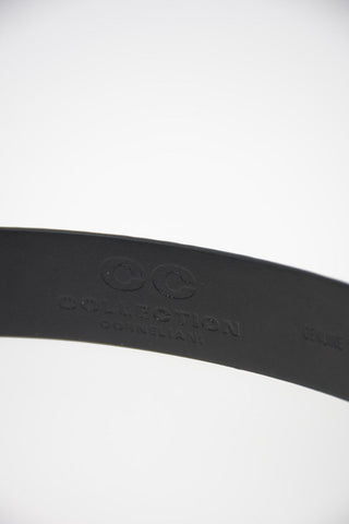 CC COLLECTION Crocodile Printed Leather Belt