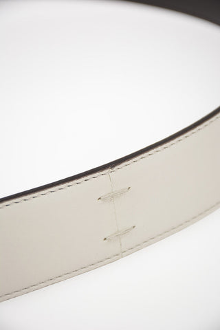 Leather High Waist Belt 35mm