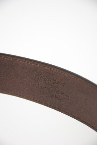 Leather Belt with Horn Buckle 40mm
