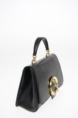 Leather MADELINE Top Handle Bag with Removable Shoulder Strap