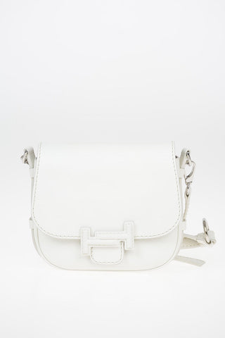 Leather Mini DOUBLE T Saddle Bag With Removable Shoulder Strap