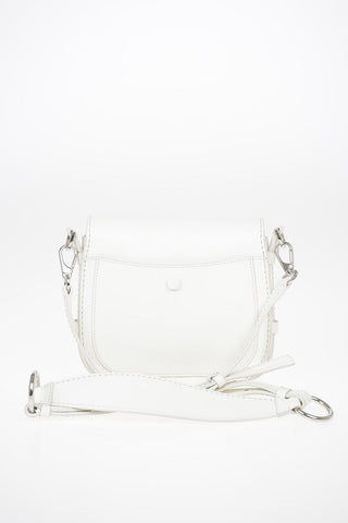 Leather Mini DOUBLE T Saddle Bag With Removable Shoulder Strap