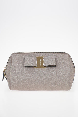 Glittered Leather VARA BOW Bum Bag